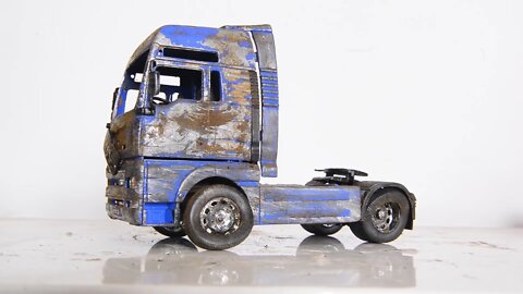 Restoration Abandoned Man TG510A Model Truck