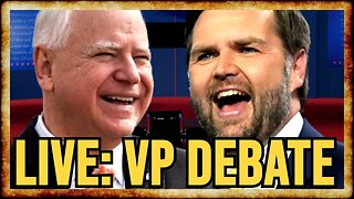 LIVE: VP Debate - Tim Walz vs. JD Vance, Reaction and Commentary