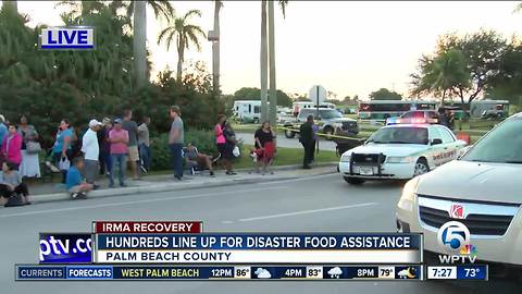 Hundreds line up for food assistance at John Prince Park