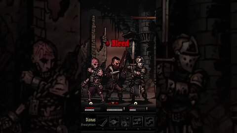 Darkest Dungeon Gameplay: 8 Death's Doors For 1 Highwayman #shorts