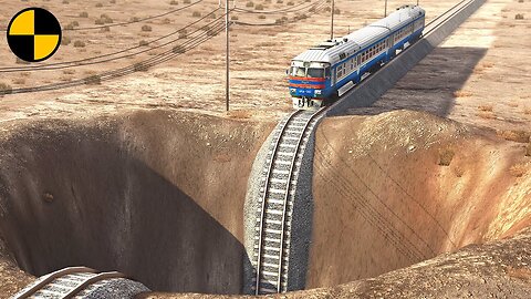 Train Vs Giant Pit