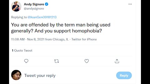 Andy Signore ACCUSED ME of "Supporting Homophobia"