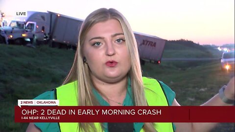 2 dead, 1 in critical condition after semi-truck wreck near Kellyville