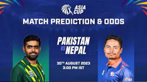 Pakistan VS Nepal Asia cup 2023