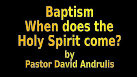 Baptism - Dave Andrulis