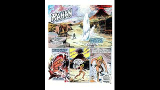 Rahan. Episode One hundred and Twelve. By Roger Lecureux. The Sun Stones. A Puke (TM) Comic.