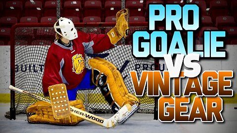 PRO GOALIE vs VINTAGE GEAR • Mic’d Up // Jofa & Cooper