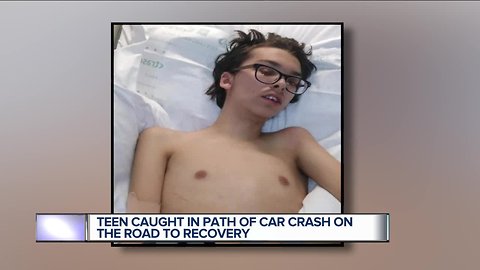 Port Huron teen recovering in Children's Hospital after near death hit-and-run