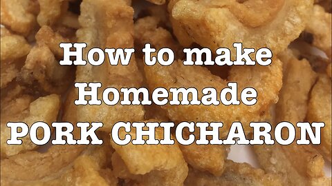 How to Cook Pork Chicharon!