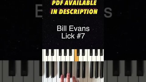 Bill Evans Lick #7