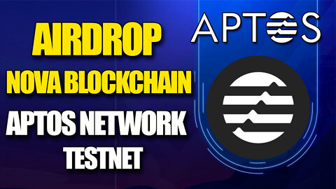 AIRDROP IMPERDIVEL DA TEST NET DA APTOS NETWORK NOVA REDE BLOCKCHAIN