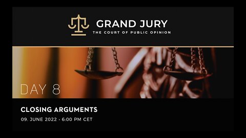 Grand Jury closing arguments - Judge Rui Fonseca E Castro from Portugal