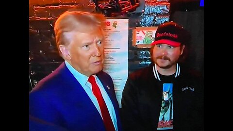 Poignant Background Music Playing As Trump Visited The Bitcoin Bar: Ace Frehley's "New York Groove"