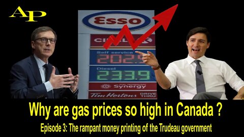 Why Are Gas Prices So High In Canada?: The Money Printing Of The Trudeau Government (Episode 3)