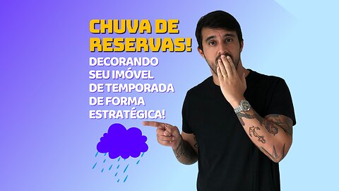 Chuva de RESERVAS, como decorar de forma ESTRATÉGICA