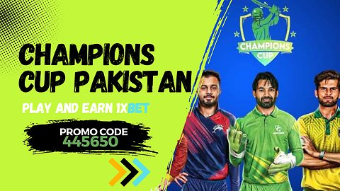 How To Bet on Cricket Event 1xbet (Champions Cup)