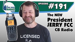 The NEW President Jerry FCC CB Radio is here! | TWRS-191