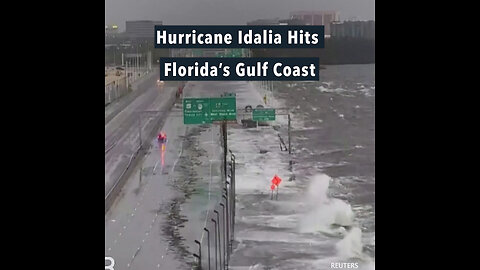 ▶ A major highway was flooded in Florida as Hurricane Idalia neared the state.