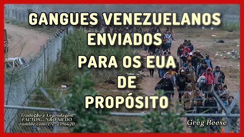 🎬🔥GANGUES VENEZUELANOS ENVIADOS PARA OS EUA DE PROPÓSITO (GREG REESE)🔥🎬