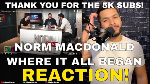 5k subs celebration! Norm Macdonald laughing at inappropriate things compilation (Reaction!)