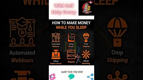 🔥How to make money while you sleep🔥#shorts🔥#wildselfhelpgroup🔥25 August 2022🔥