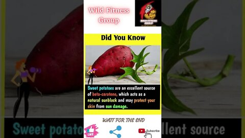 🔥Benefits of sweet potatoes🔥#shorts🔥#wildfitnessgroup🔥22 May 2022🔥