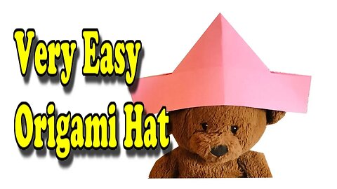 How to make super easy origami hat