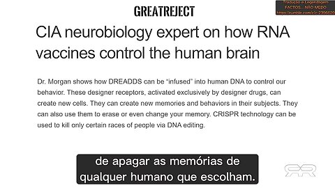 💉⚠️NANOTECNOLOGIA ENCONTRADA TANTO EM PESSOAS VACINADAS COMO NÃO VACINADAS (GREG REESE)💉⚠️