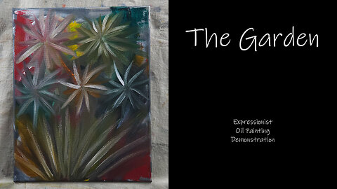 CHECK OUT “The Garden” Expressionist Oil Painting 11x14