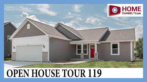 Open House Tour (119) - 1,600 Square Foot Ranch Home in Delavan Wisconsin by US Shelter Homes