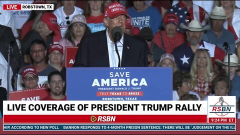 LIVE: Donald Trump holding “Save America” Rally in Robstown, TX...