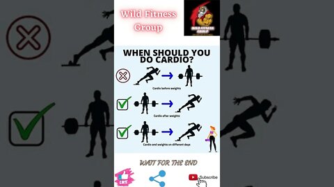 🔥When should you do cardio🔥#shorts🔥#wildfitnessgroup🔥5 July 2022🔥