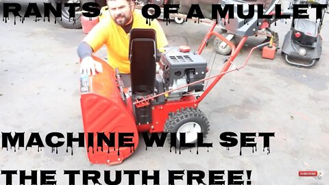 CUSTOMER LIED ABOUT THEIR TROY BILT SNOWBLOWER! DON'T DO THIS EVER TRUST NO ONE #TRIGGERED