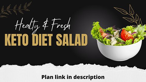 Keto diet salad