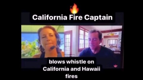 33yr California firefighter veteran, says that the Paradise Fires were characteristic of DEW