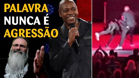 Comediante DAVID CHAPPELLE é agredido por ATIVISTA DE ESQUERDA