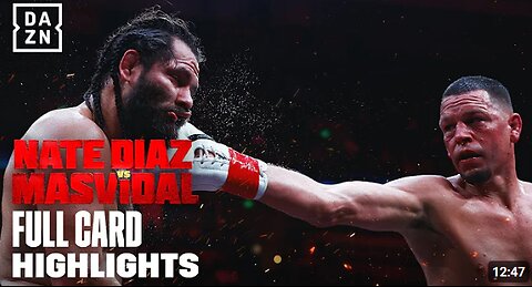 FIGHT HIGHLIGHTS | NATE DIAZ VS JORGE MASVIDAL MONTAGE