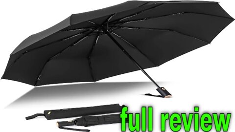 asika Saiveina Folding Umbrella,Windproof Travel Golf Umbrella,Auto Open Close Lightweight