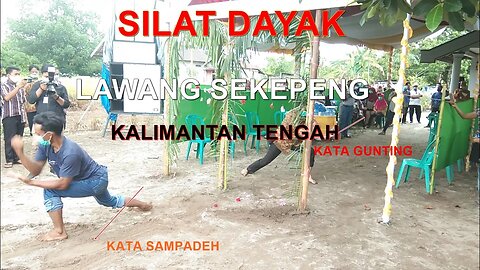 Lawang Sekepeng Pencak Silat Dayak Ngaju Kalimantan Tengah