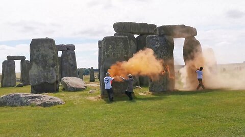 'Expect A Prison Sentence': Climate Goons Vandalize Stonehenge; May FINALLY Face Consequences