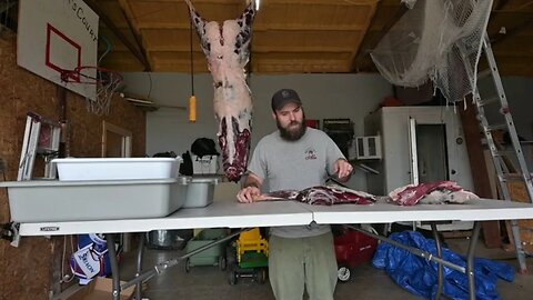 Butchering a Buck