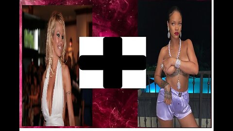 Pamela Anderson body,head of Rihanna Ai Generated