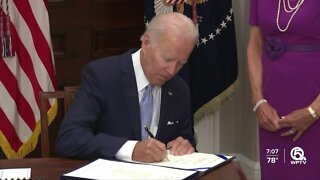 President Biden signs gun safety bill following mass shootings