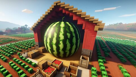 Minecraft | How To Make A Watermelon Farm