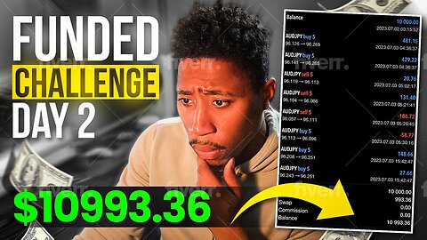 How to pass a Funded Challenge | 10k Challenge | 500k Goal | EP:1