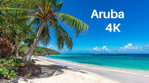 Aruba 4K | Caribbean | Morning to Sunset | Beautiful Beach & Nature