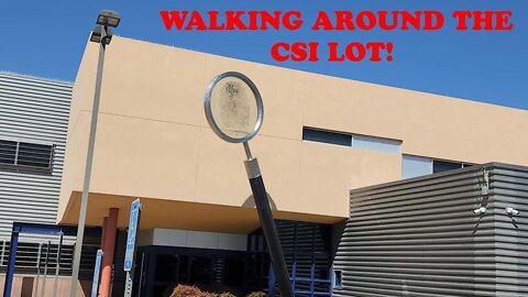 Albuquerque Police CSI Lab lot area!