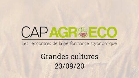 Cap Agro Éco 1/4 - Grandes Cultures