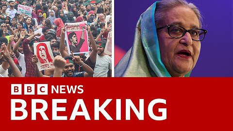 Bangladesh PM resigns and flees country as protesters storm palace | BBC News | NE