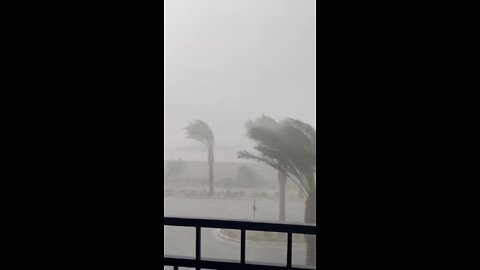 Rain near the Loop 101 and Hayden Road, as captured by Cathy Rosonke